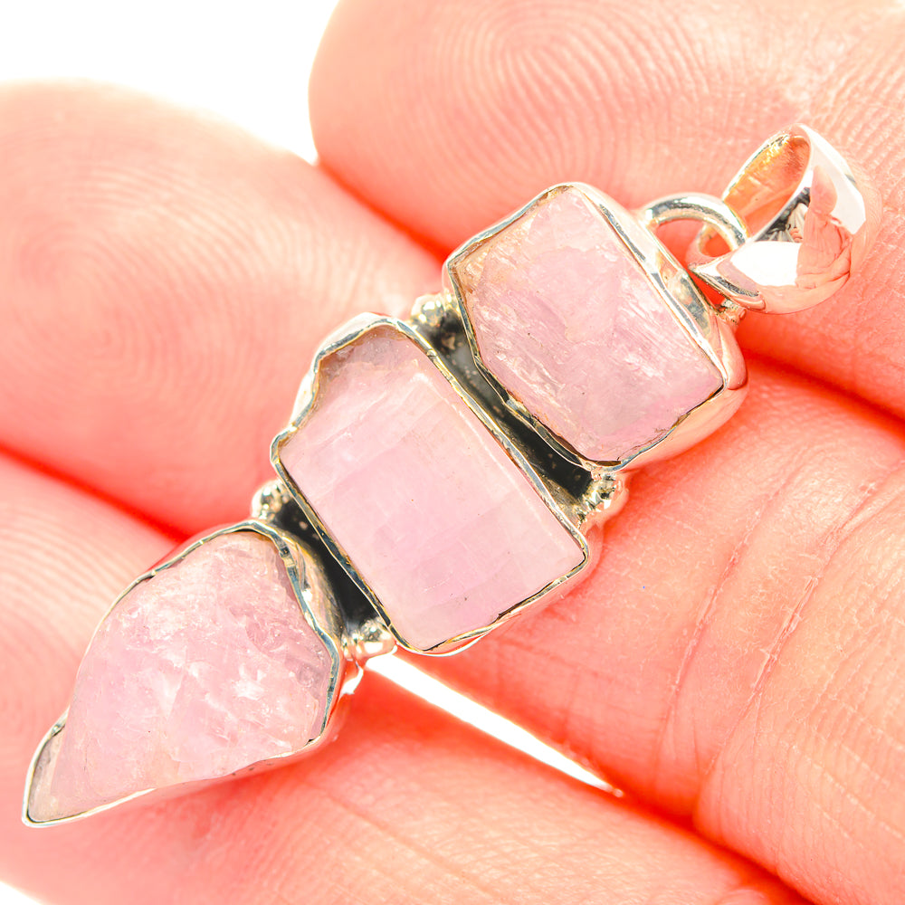 Kunzite Pendants handcrafted by Anasilvercos - PD32136