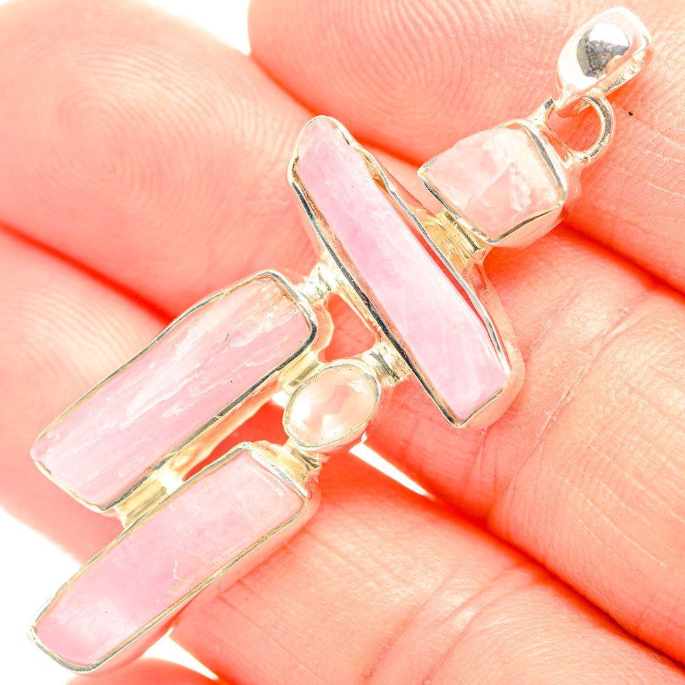 Kunzite Pendants handcrafted by Anasilvercos - PD32137