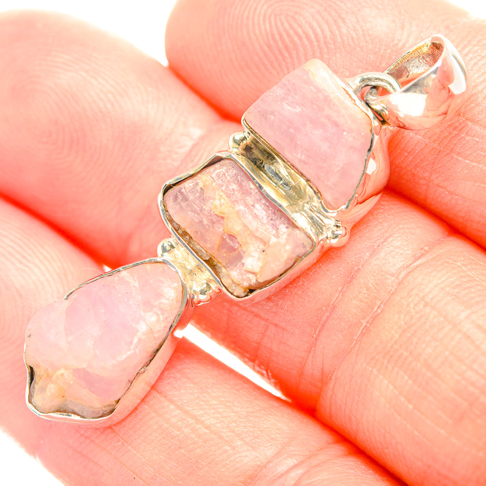 Kunzite Pendants handcrafted by Anasilvercos - PD32148