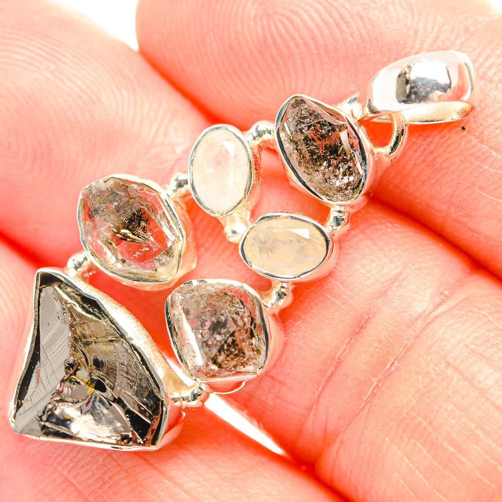 Herkimer Diamond Pendants handcrafted by Anasilvercos - PD32154