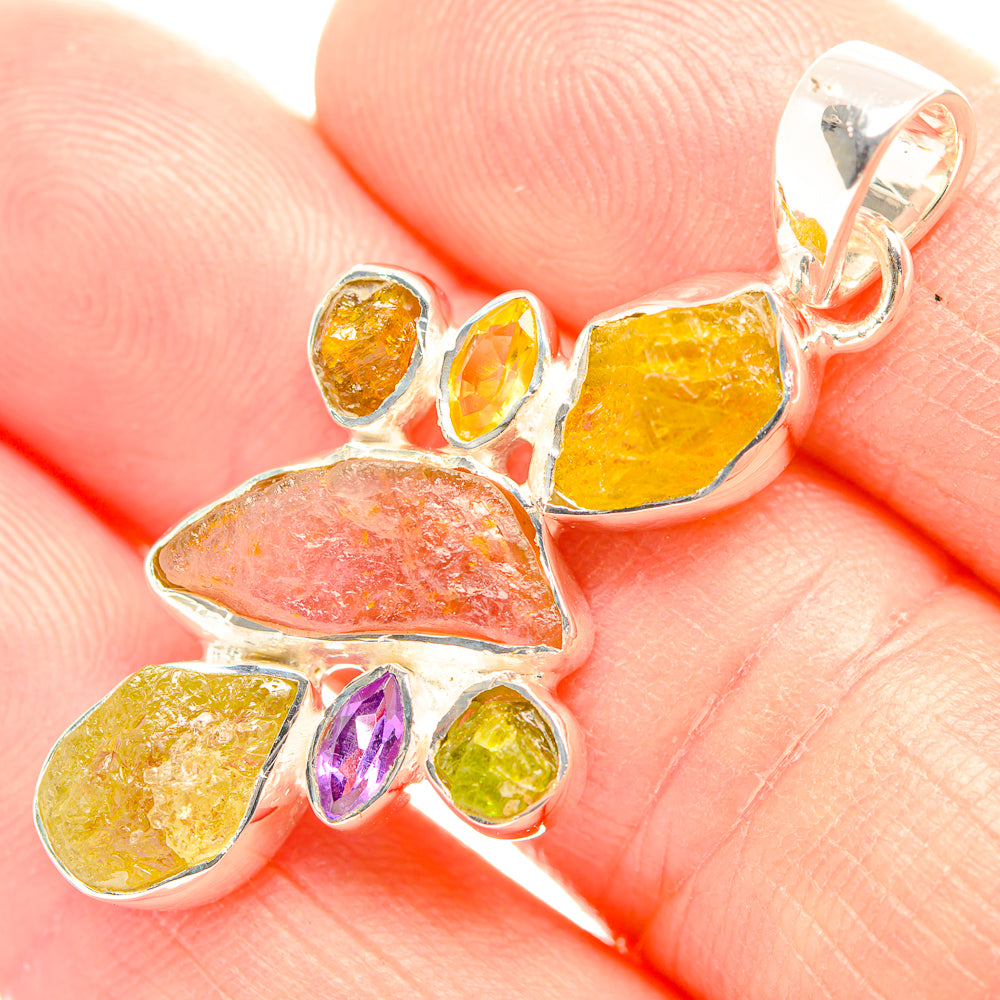 Tourmaline Pendants handcrafted by Anasilvercos - PD32164