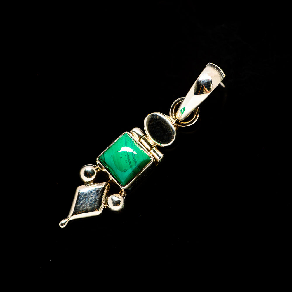 Malachite Pendants handcrafted by Anasilvercos - PD731705