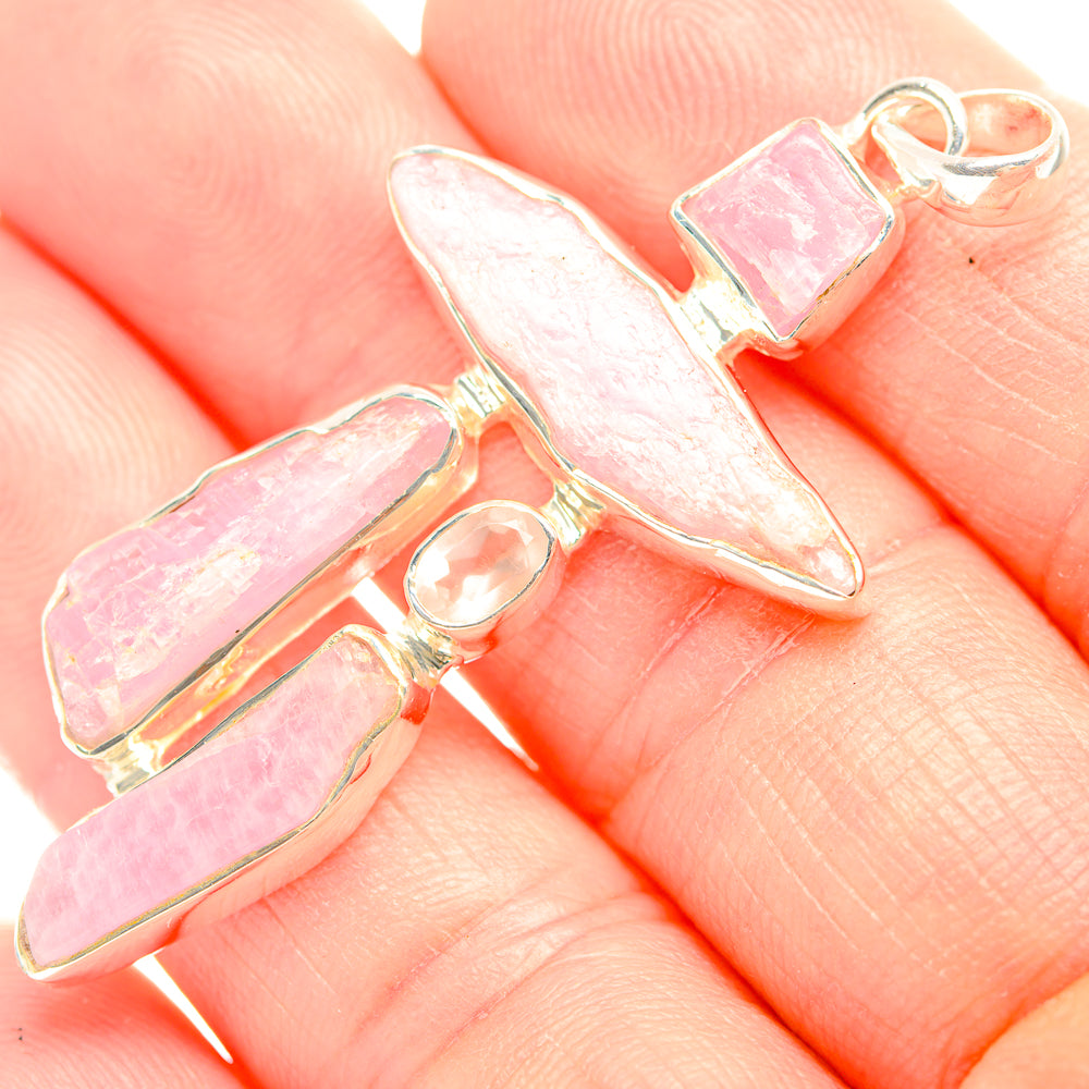 Kunzite Pendants handcrafted by Anasilvercos - PD32175