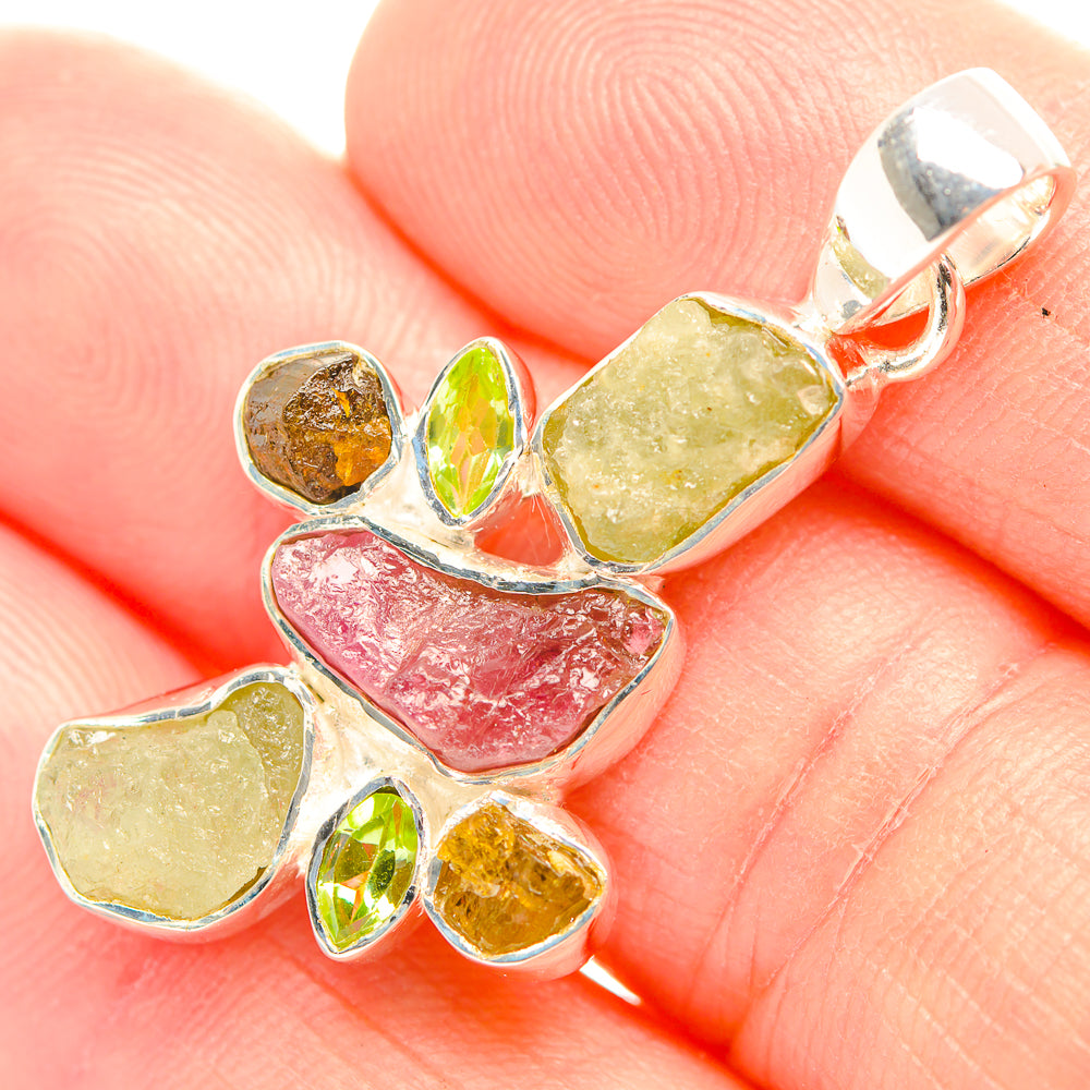 Tourmaline Pendants handcrafted by Anasilvercos - PD32182