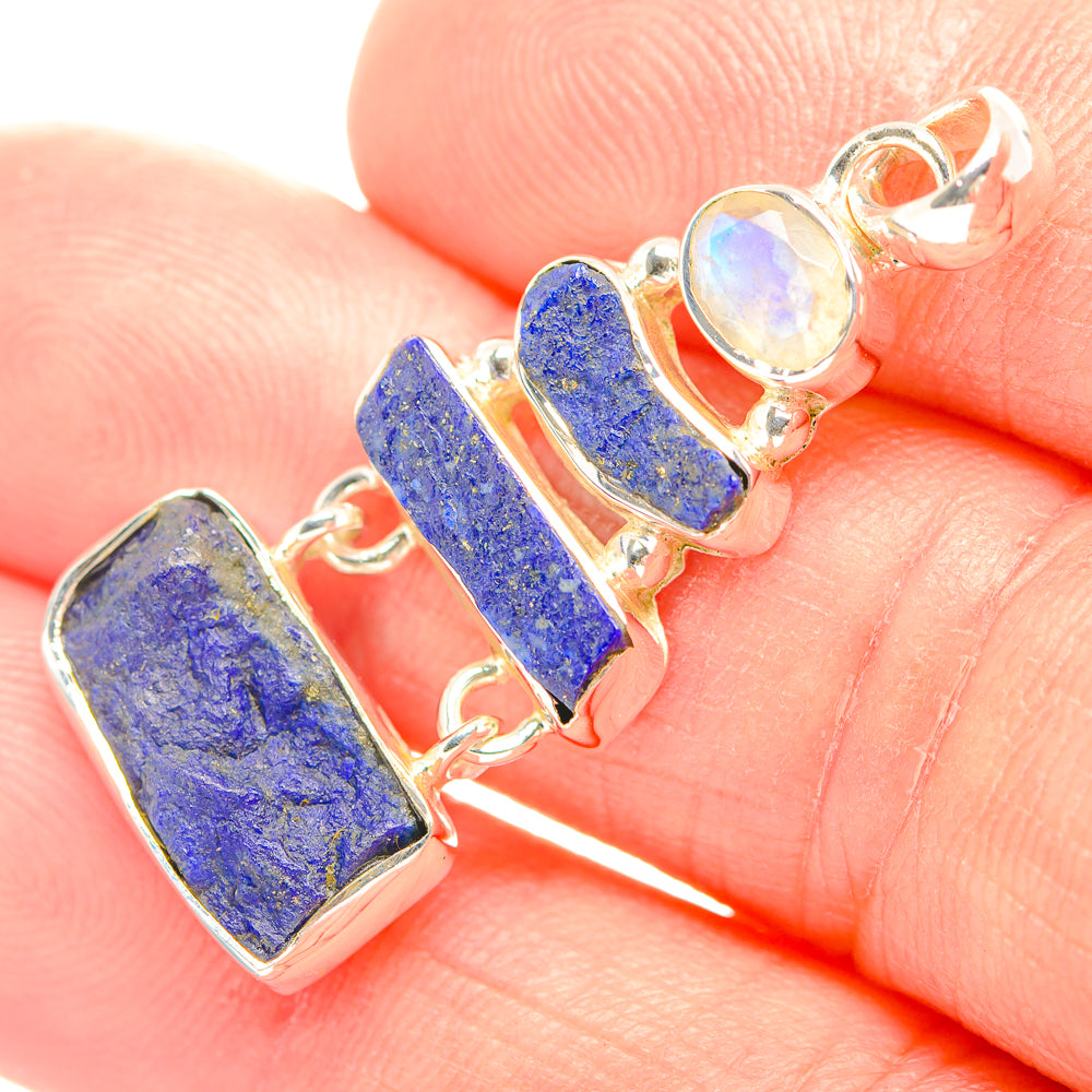 Lapis Lazuli Pendants handcrafted by Anasilvercos - PD32199