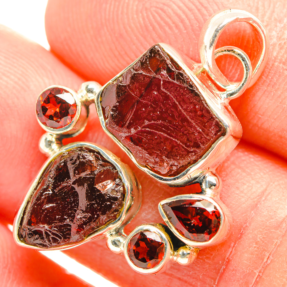 Garnet Pendants handcrafted by Anasilvercos - PD32208