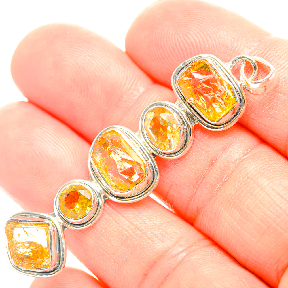 Citrine Pendants handcrafted by Anasilvercos - PD32222