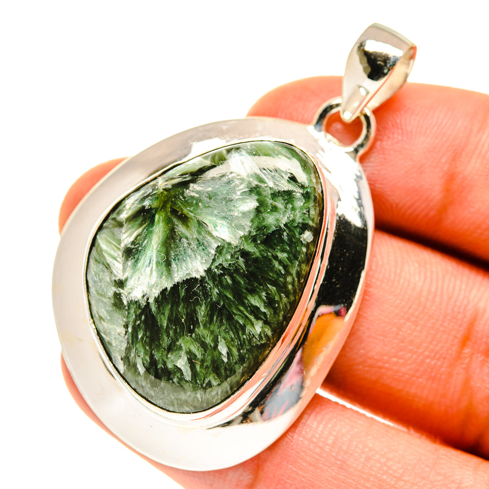Seraphinite Pendants handcrafted by Anasilvercos - PD3224
