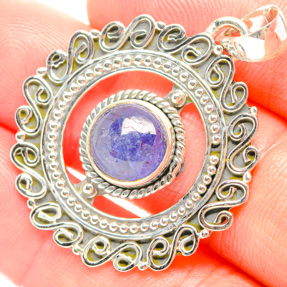 Tanzanite Pendants handcrafted by Anasilvercos - PD32265