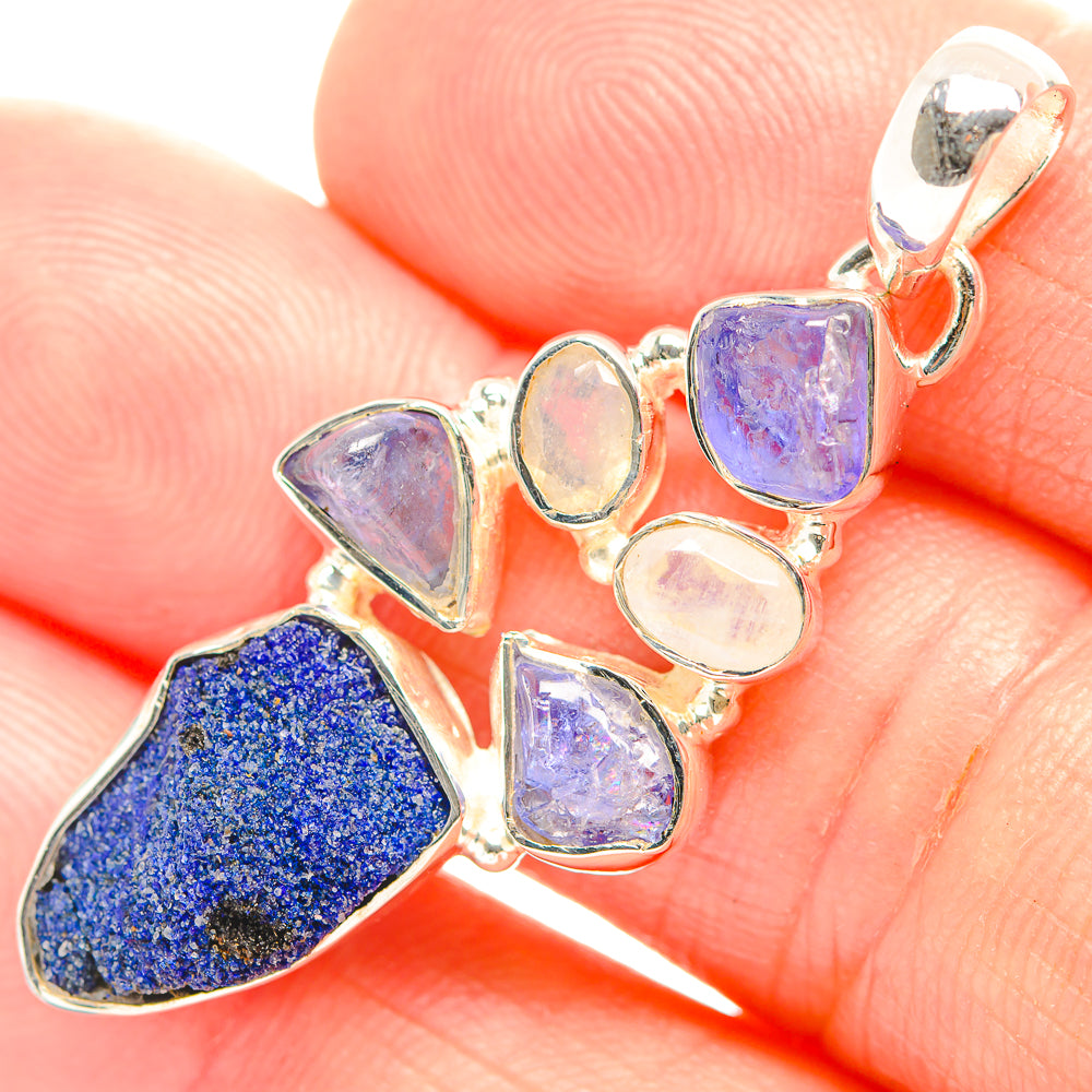 Lapis Lazuli Pendants handcrafted by Anasilvercos - PD32308