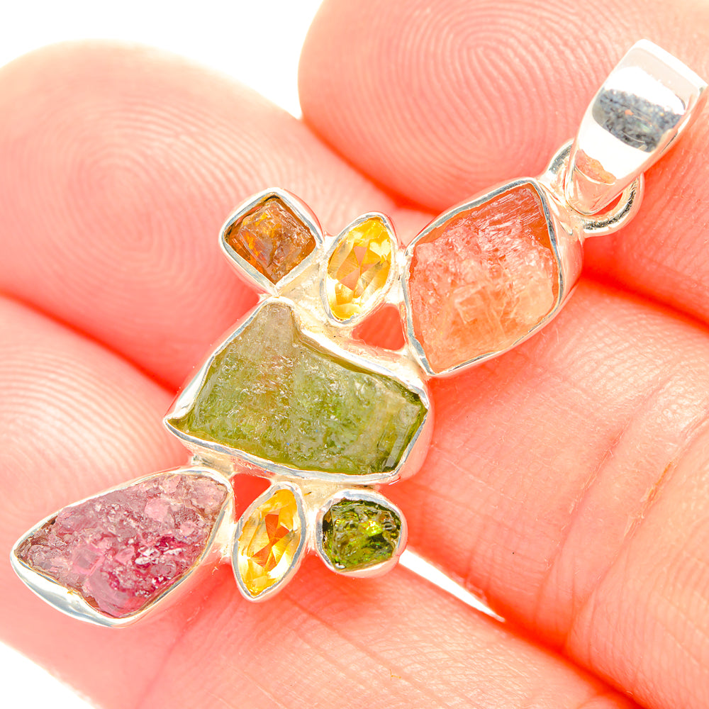 Tourmaline Pendants handcrafted by Anasilvercos - PD32311