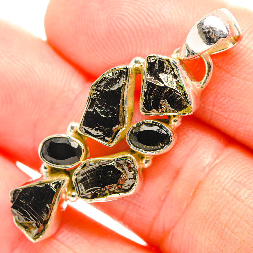 Shungite Pendants handcrafted by Anasilvercos - PD32317