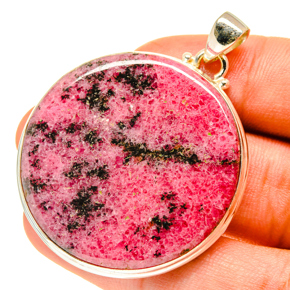 Rhodonite Pendants handcrafted by Anasilvercos - PD3232