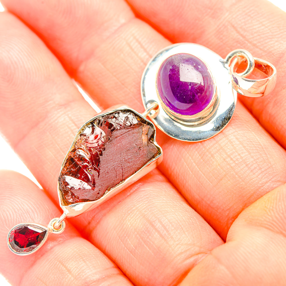 Garnet Pendants handcrafted by Anasilvercos - PD32320