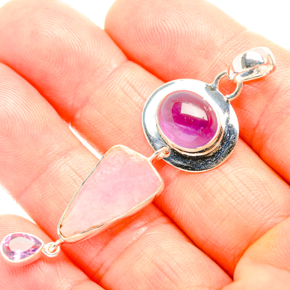 Kunzite Pendants handcrafted by Anasilvercos - PD32321