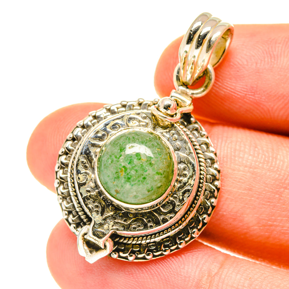 Green Aventurine Pendants handcrafted by Anasilvercos - PD3234