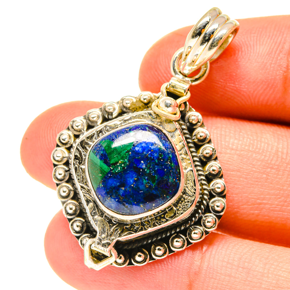 Azurite Pendants handcrafted by Anasilvercos - PD3235
