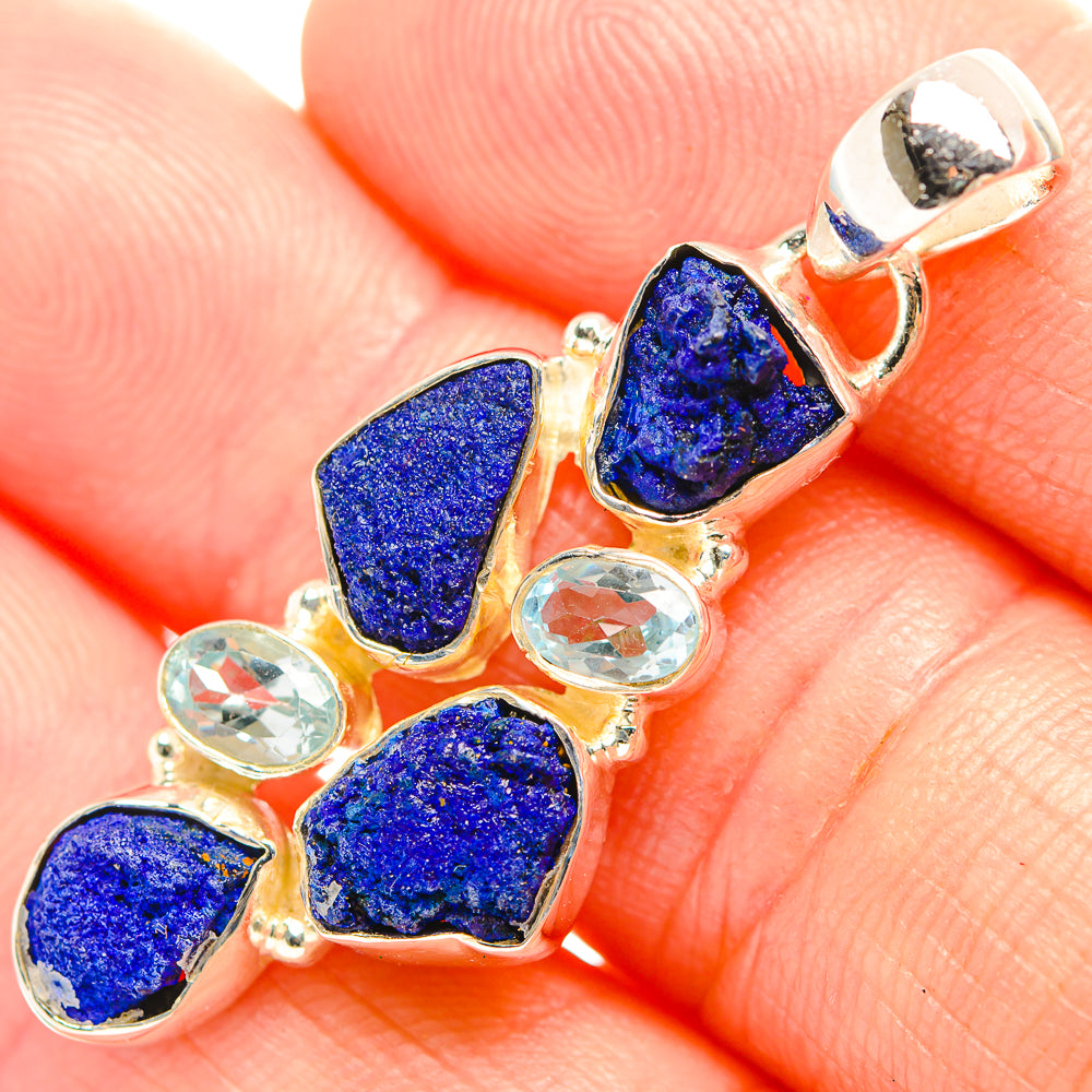 Lapis Lazuli Pendants handcrafted by Anasilvercos - PD32361