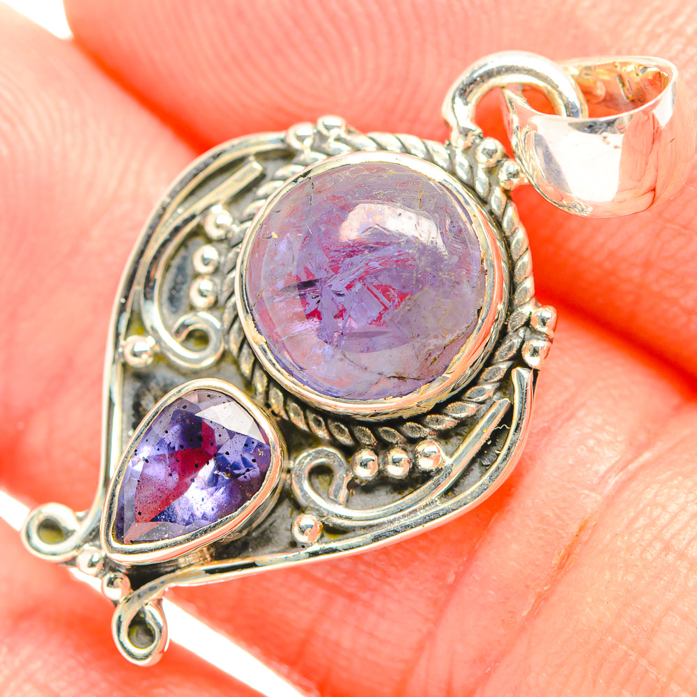 Tanzanite Pendants handcrafted by Anasilvercos - PD32362