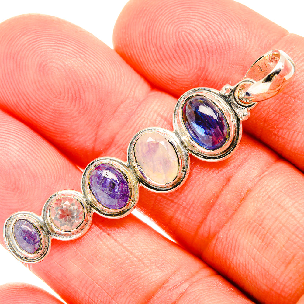 Tanzanite Pendants handcrafted by Anasilvercos - PD32372