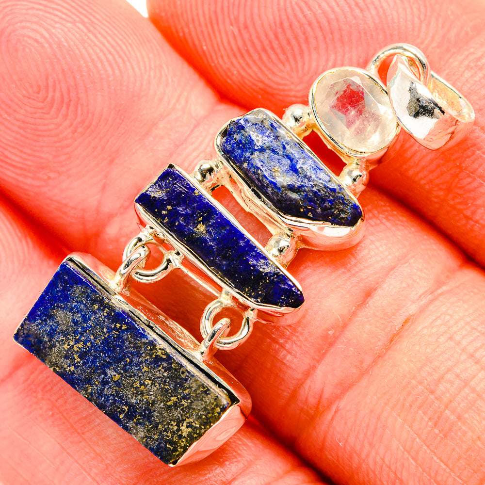 Lapis Lazuli Pendants handcrafted by Anasilvercos - PD32373