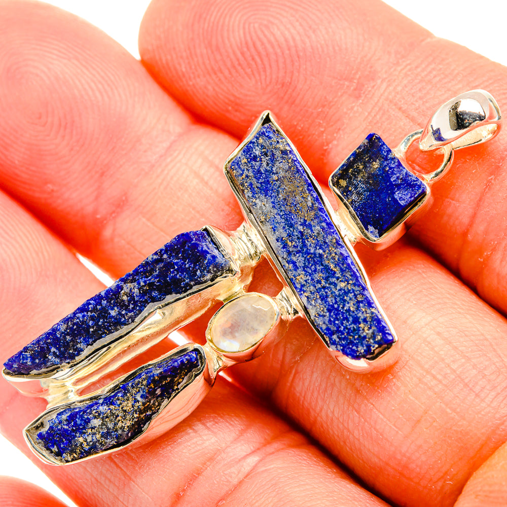 Lapis Lazuli Pendants handcrafted by Anasilvercos - PD32398