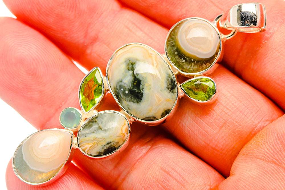Ocean Jasper Pendants handcrafted by Anasilvercos - PD32399
