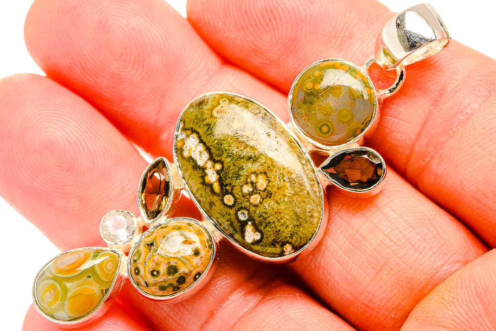 Ocean Jasper Pendants handcrafted by Anasilvercos - PD32400