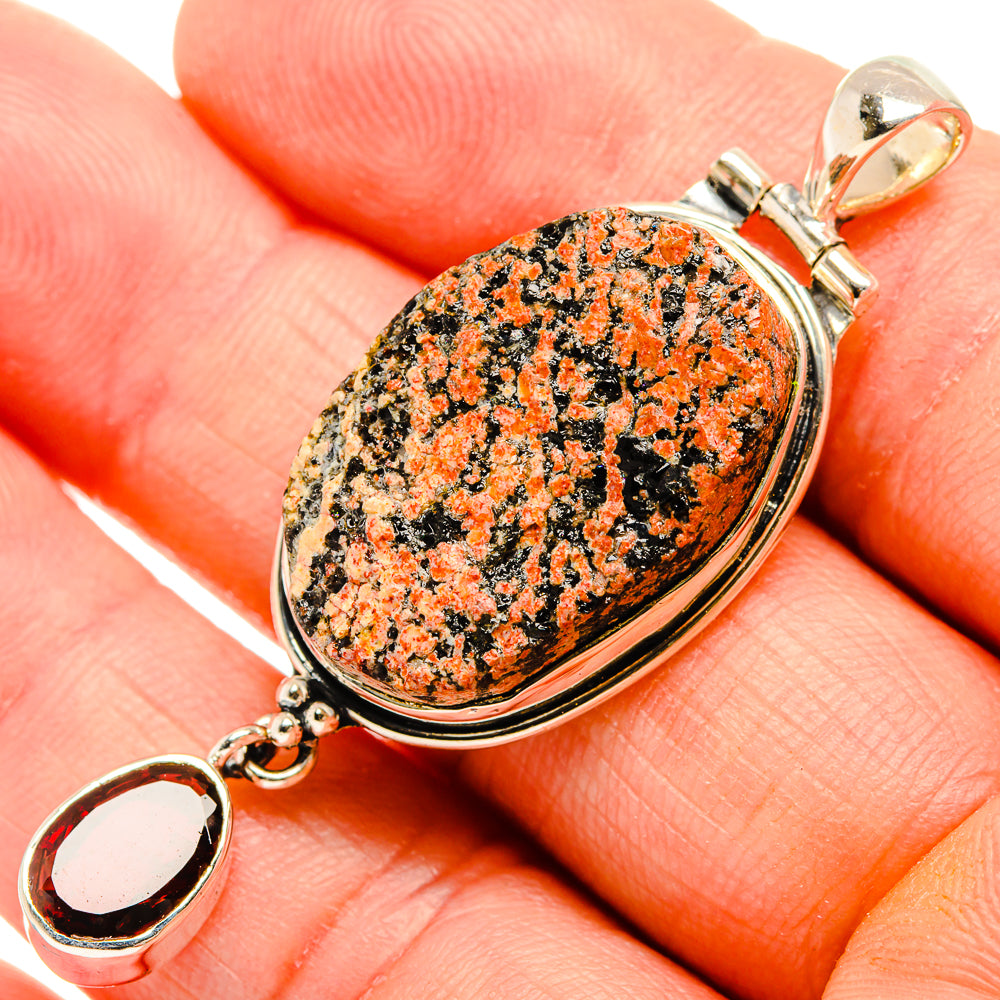 Fireworks Obsidian Pendants handcrafted by Anasilvercos - PD32405