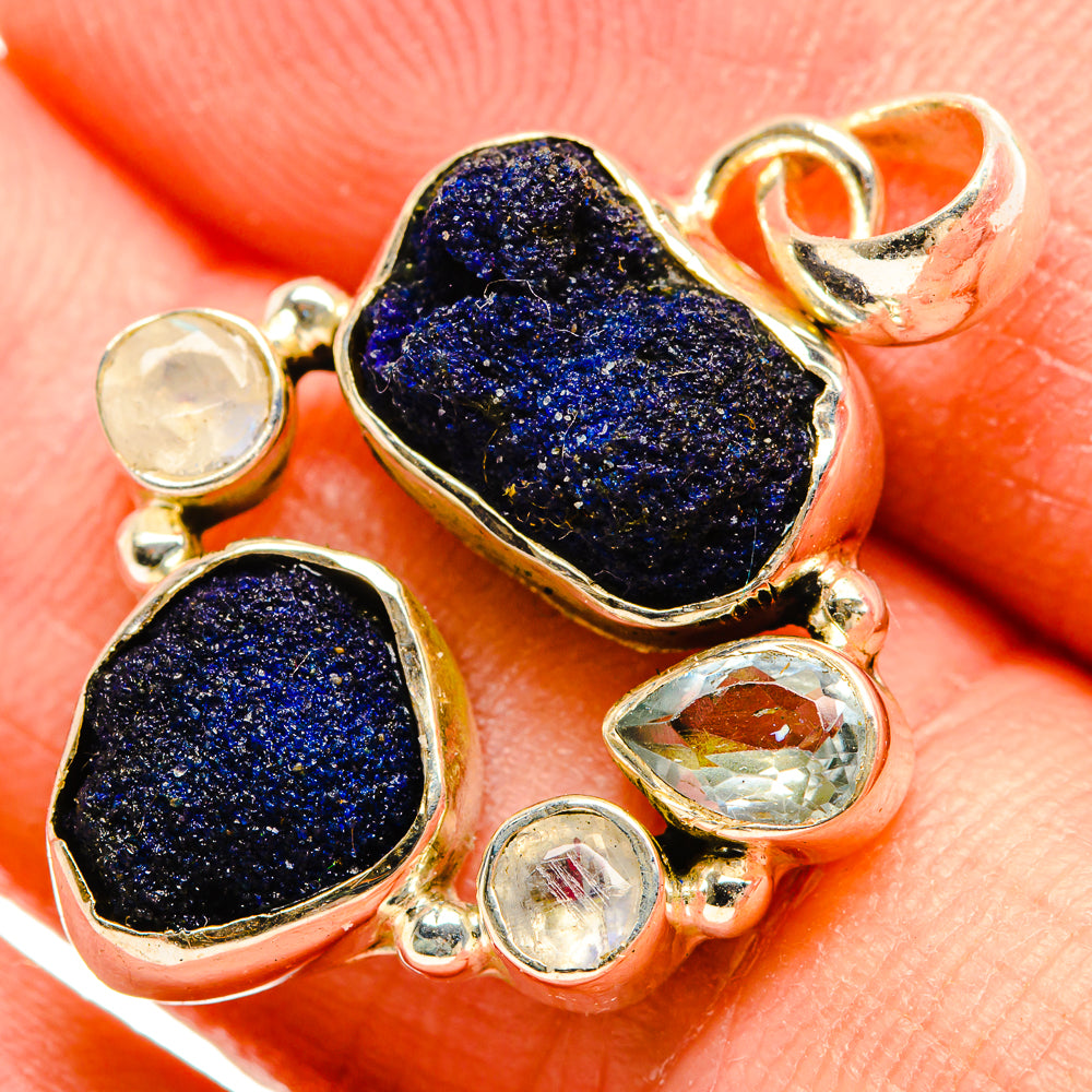 Lapis Lazuli Pendants handcrafted by Anasilvercos - PD32420