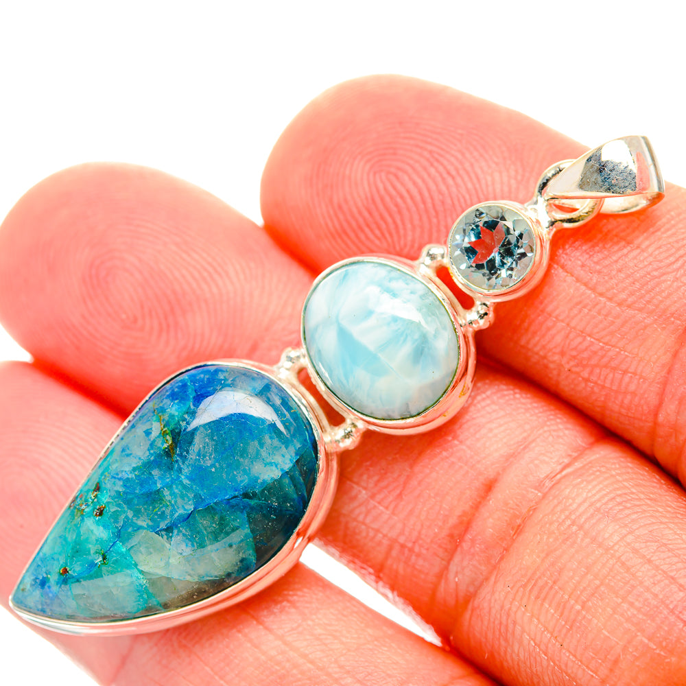 Apatite Pendants handcrafted by Anasilvercos - PD32455