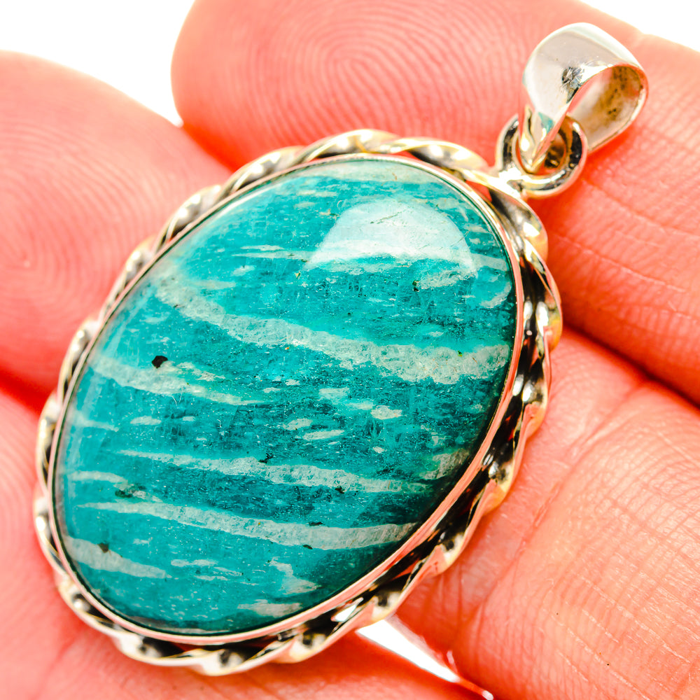 Amazonite Pendants handcrafted by Anasilvercos - PD32469