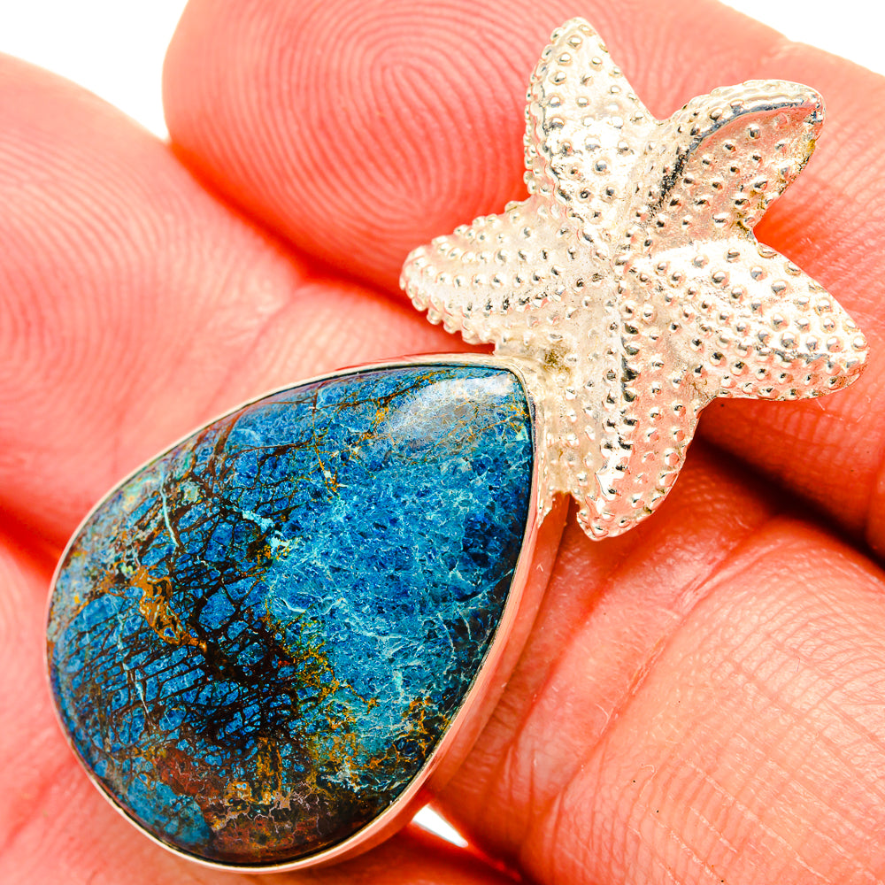 Azurite Pendants handcrafted by Anasilvercos - PD32470