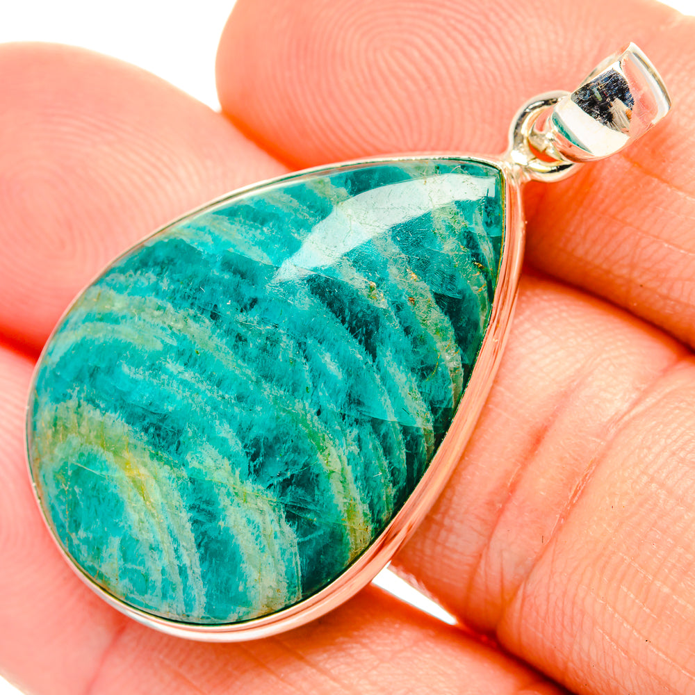 Amazonite Pendants handcrafted by Anasilvercos - PD32499