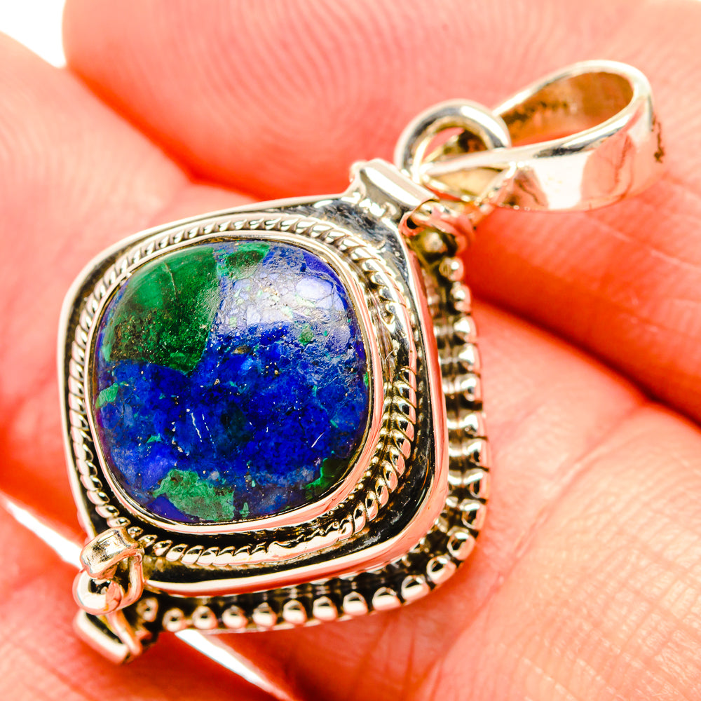 Azurite Pendants handcrafted by Anasilvercos - PD32543