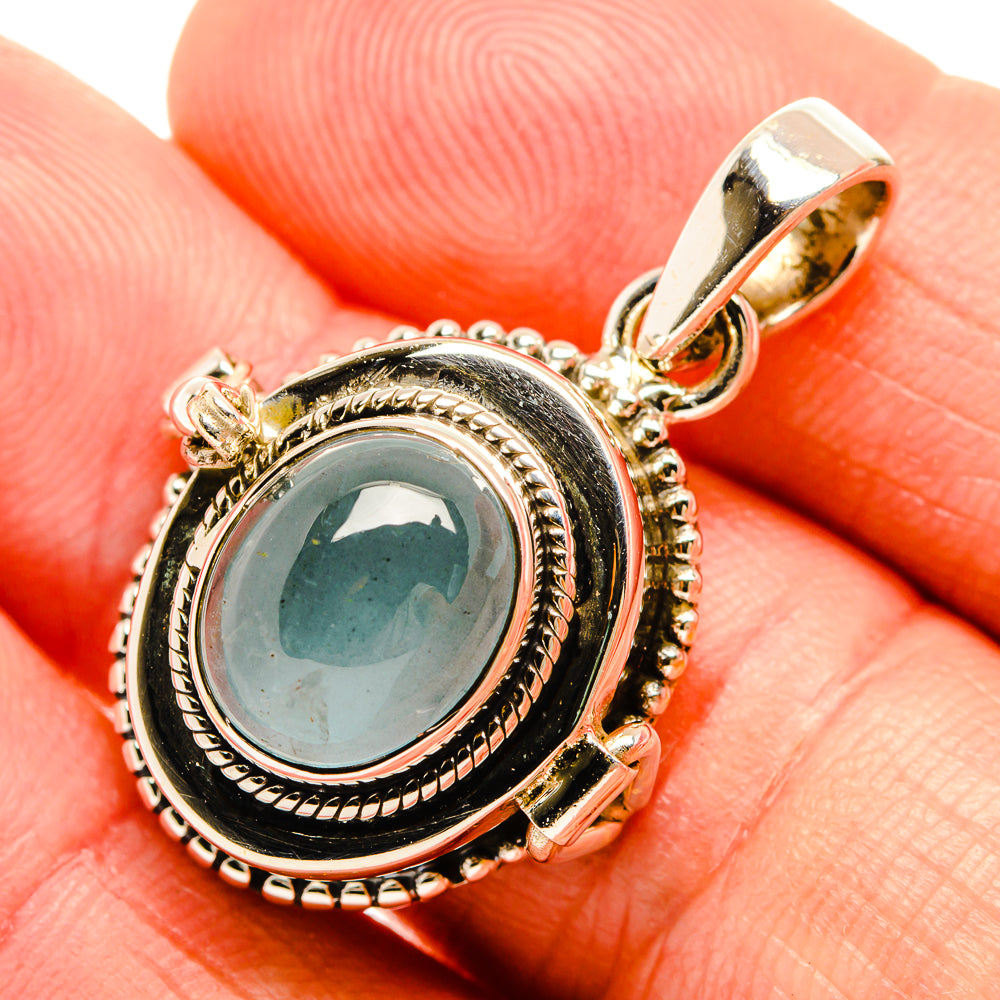 Aquamarine Pendants handcrafted by Anasilvercos - PD32544