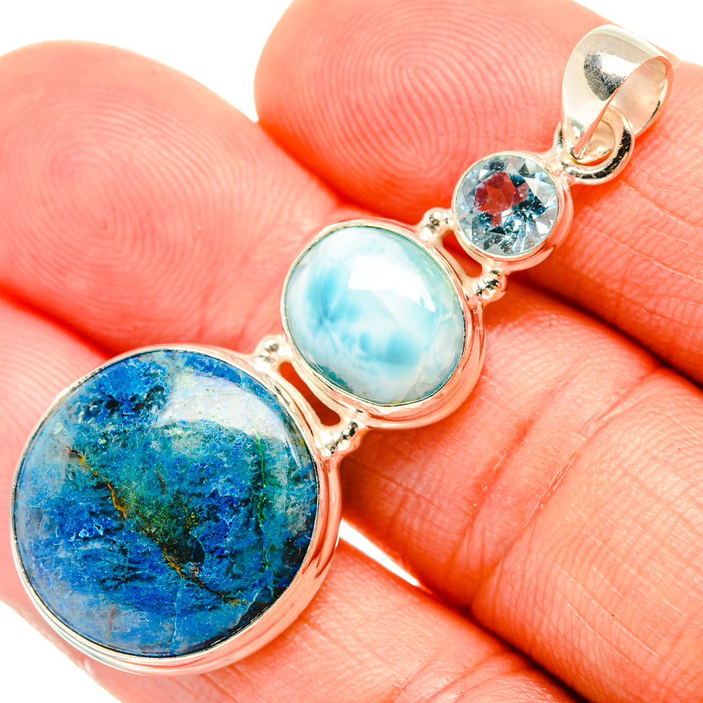 Apatite Pendants handcrafted by Anasilvercos - PD32553
