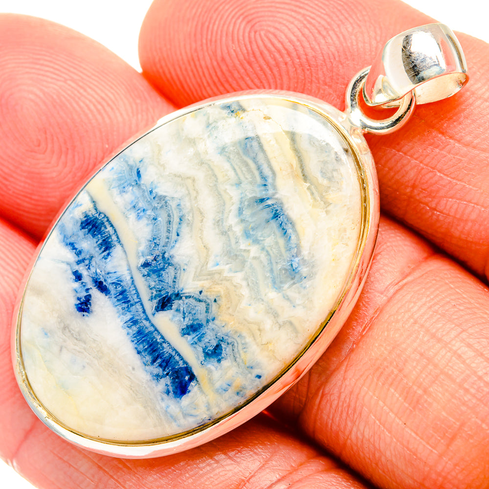 Blue Scheelite Pendants handcrafted by Anasilvercos - PD32554