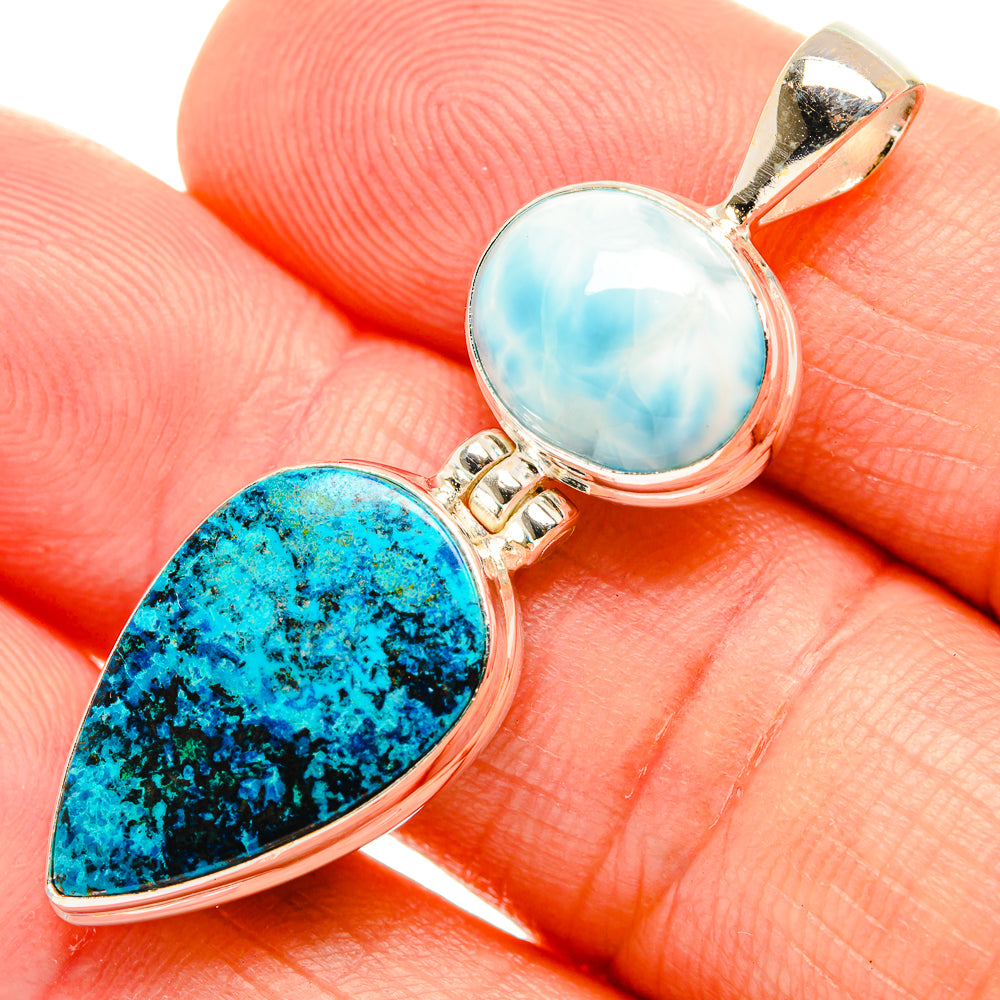 Shattuckite Pendants handcrafted by Anasilvercos - PD32570