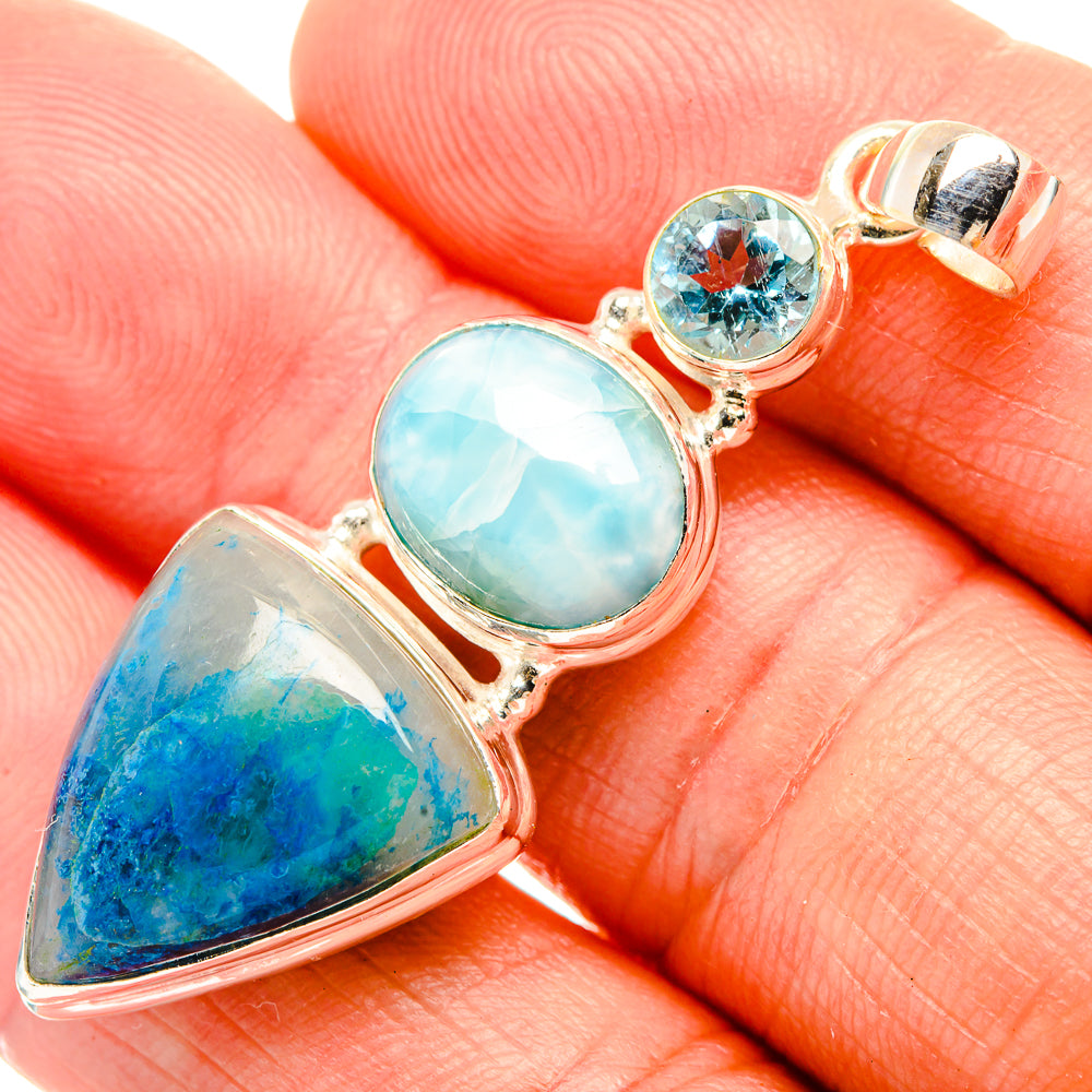 Apatite Pendants handcrafted by Anasilvercos - PD32604