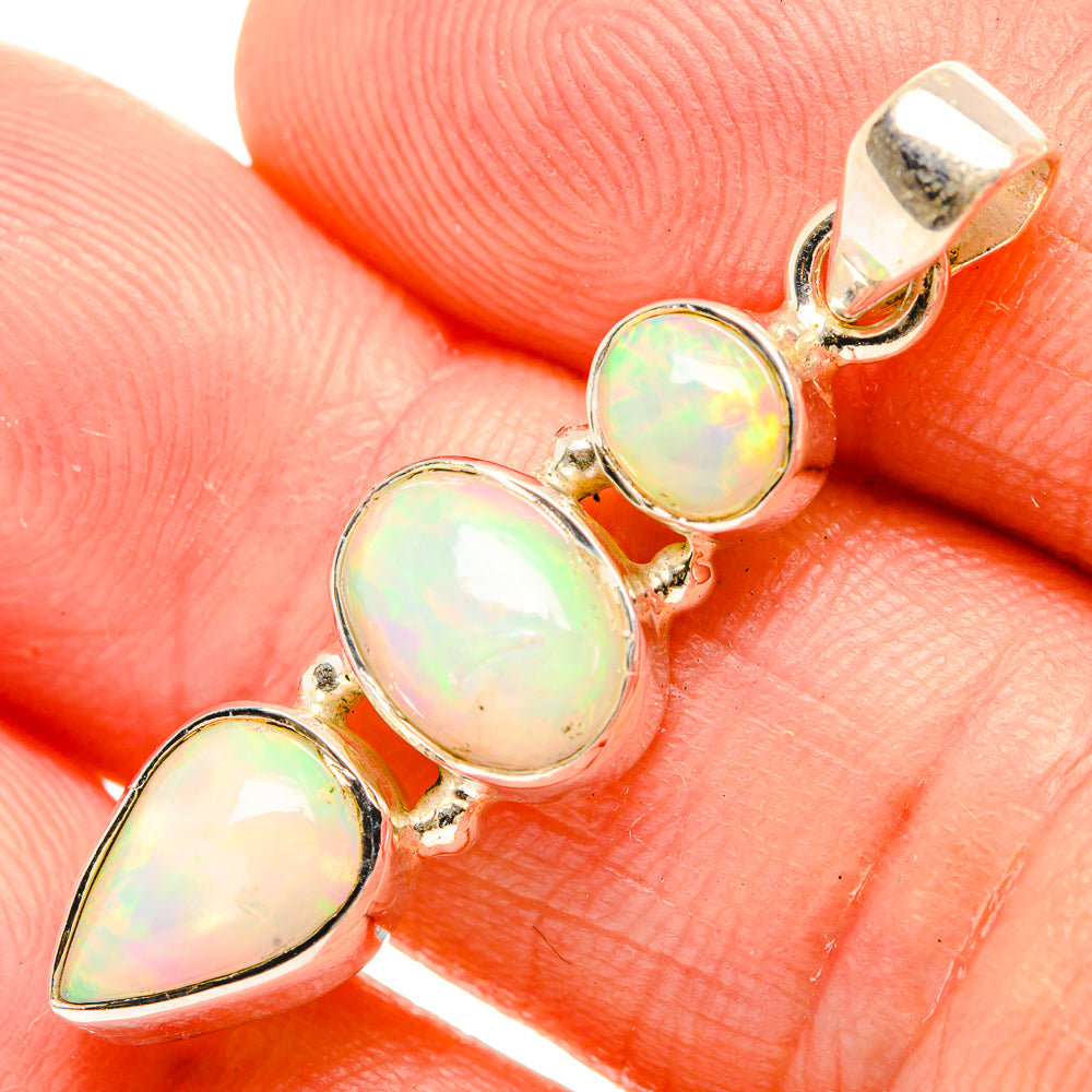 Ethiopian Opal Pendants handcrafted by Anasilvercos - PD32618