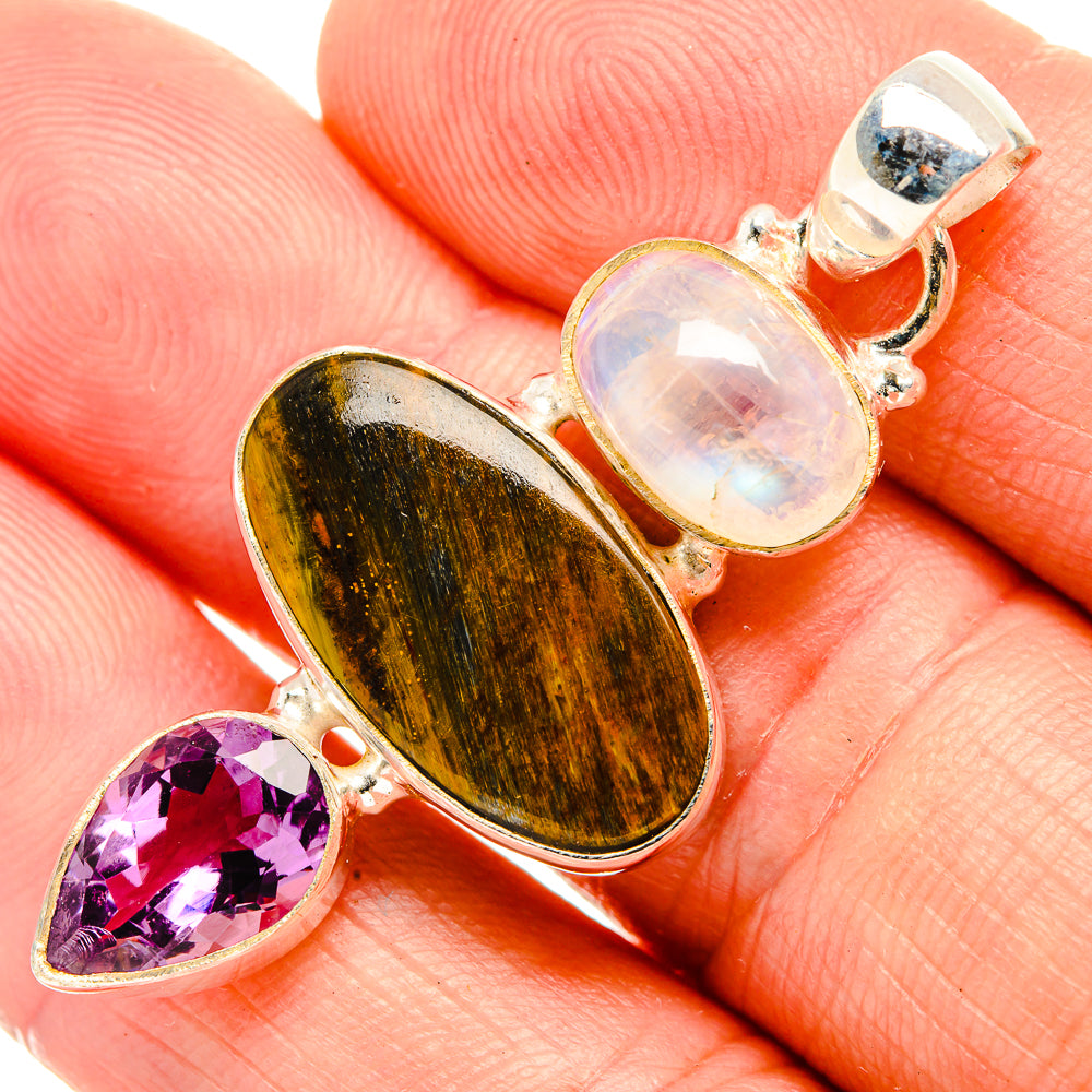 Golden Pietersite Pendants handcrafted by Anasilvercos - PD32635