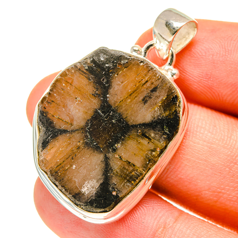 Chiastolite Pendants handcrafted by Anasilvercos - PD3265