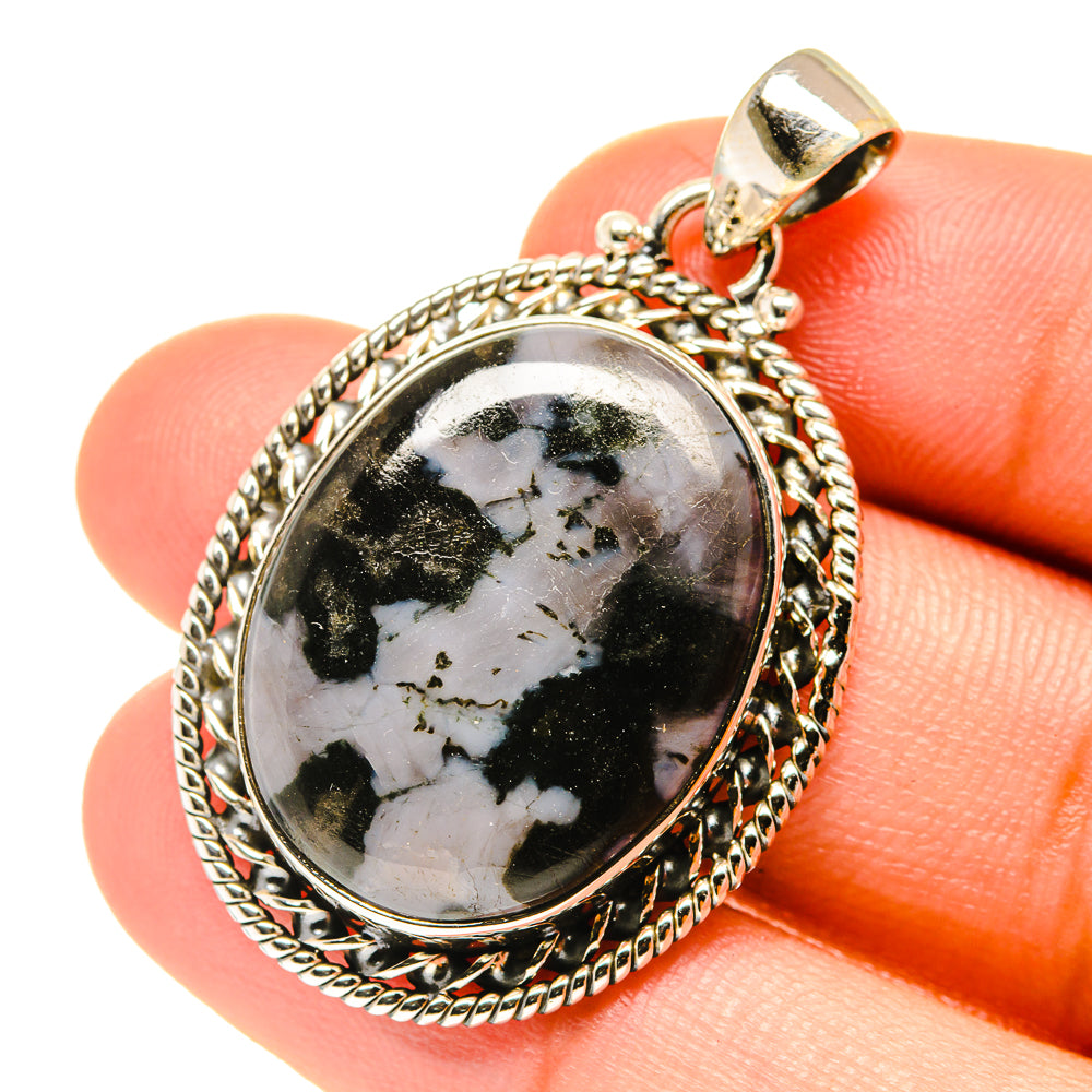 Gabbro Stone Pendants handcrafted by Anasilvercos - PD3266