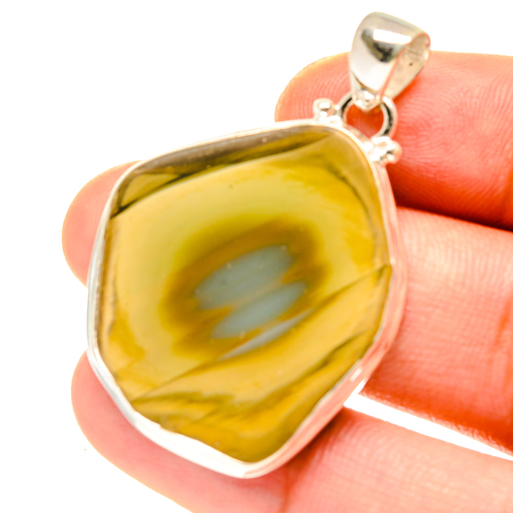 Willow Creek Jasper Pendants handcrafted by Anasilvercos - PD3267