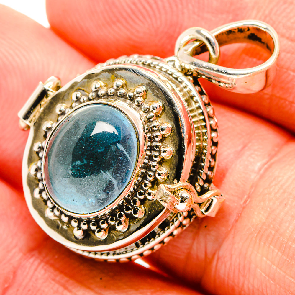 Aquamarine Pendants handcrafted by Anasilvercos - PD32677
