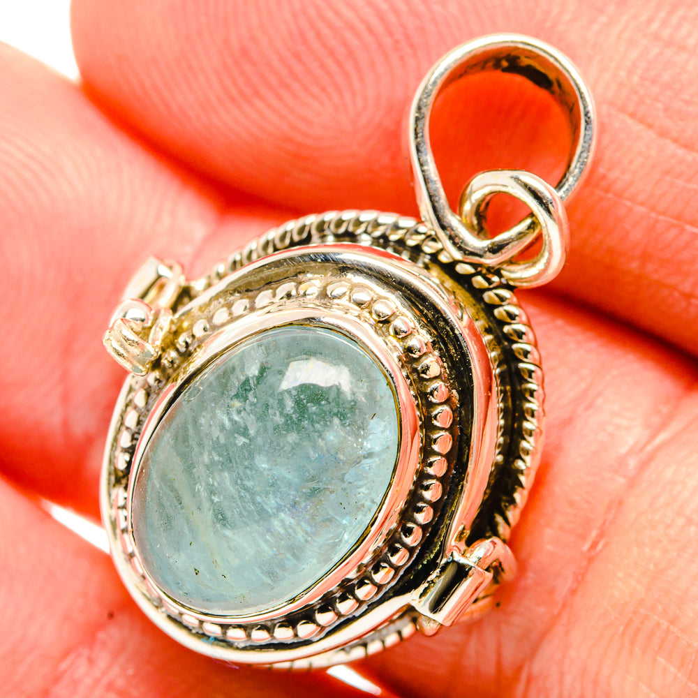 Aquamarine Pendants handcrafted by Anasilvercos - PD32679