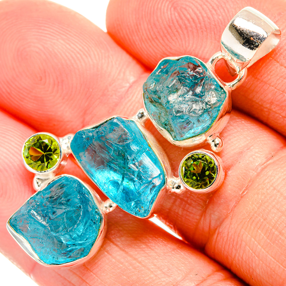 Apatite Pendants handcrafted by Anasilvercos - PD32701