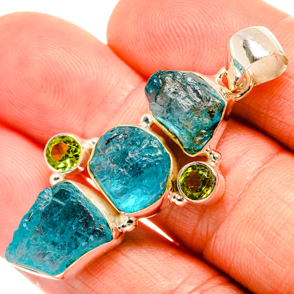 Apatite Pendants handcrafted by Anasilvercos - PD32728