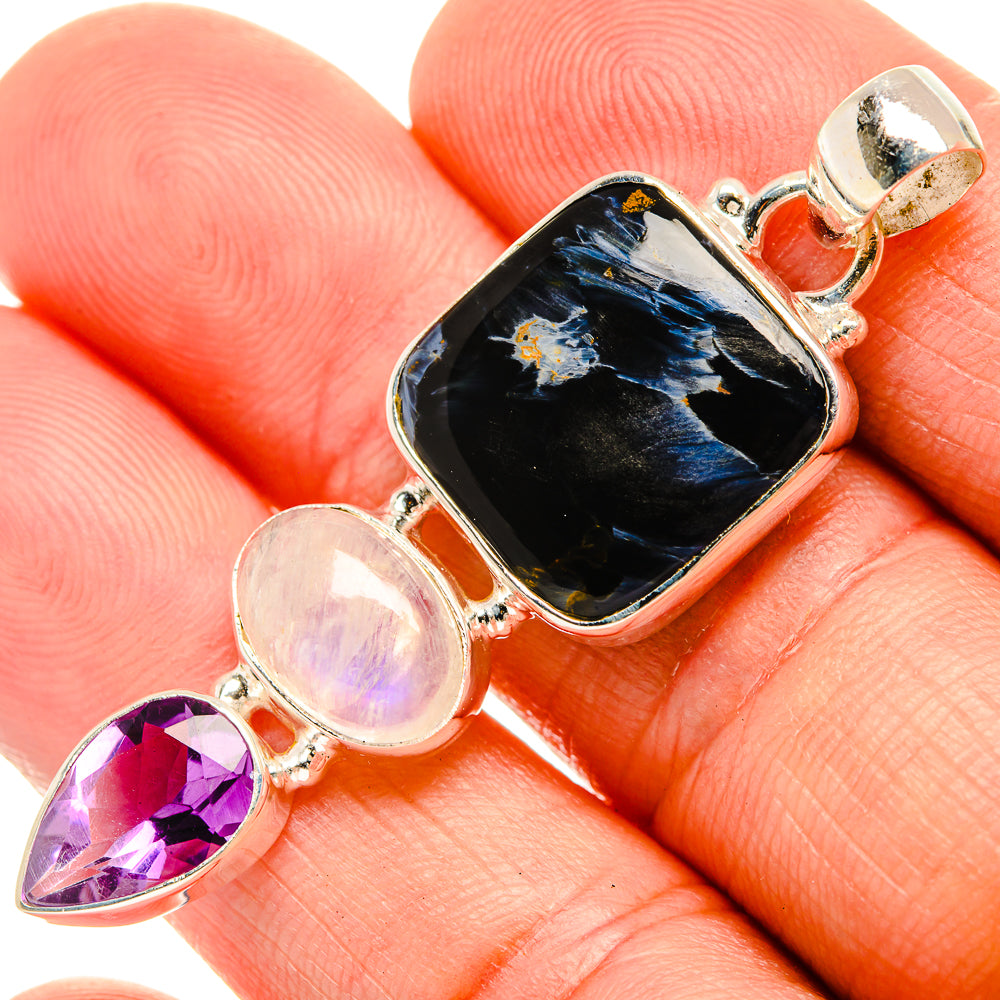 Pietersite Pendants handcrafted by Anasilvercos - PD32750